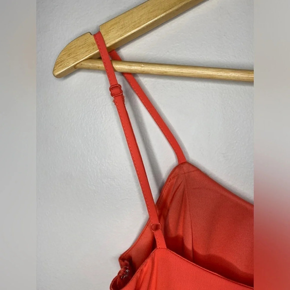 She + Sky Coral Skater Dress - Picture 3 of 9